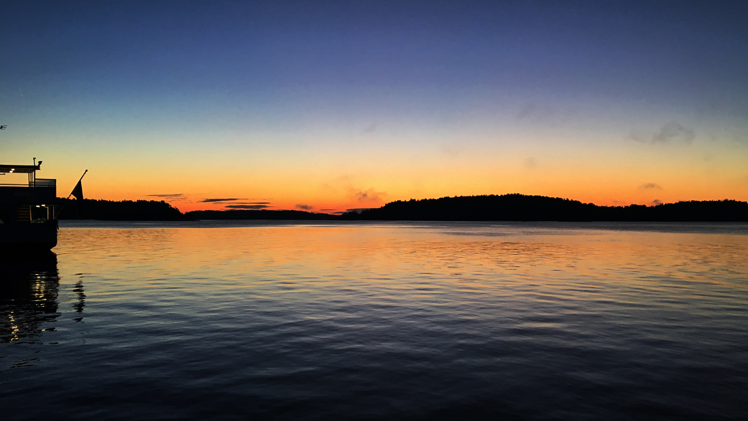 solnedgång vaxholm